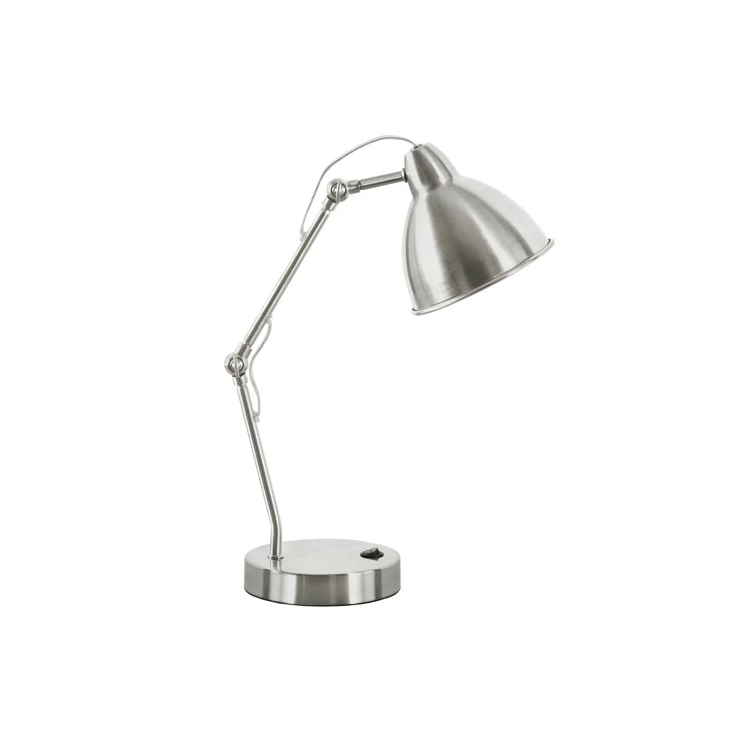 Lighting, Table Lamp, USB Port Included, Nickel Metal, Nickel Shade, Modern - Silver by Unique Piece Furniture