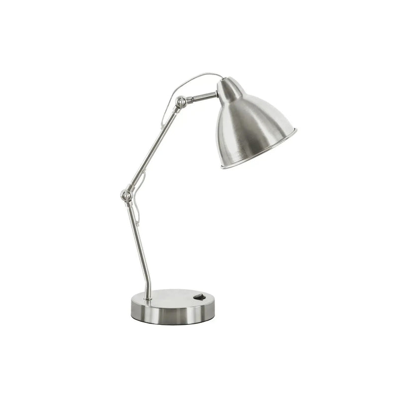 Lighting, Table Lamp, USB Port Included, Nickel Metal, Nickel Shade, Modern - Silver by Unique Piece Furniture