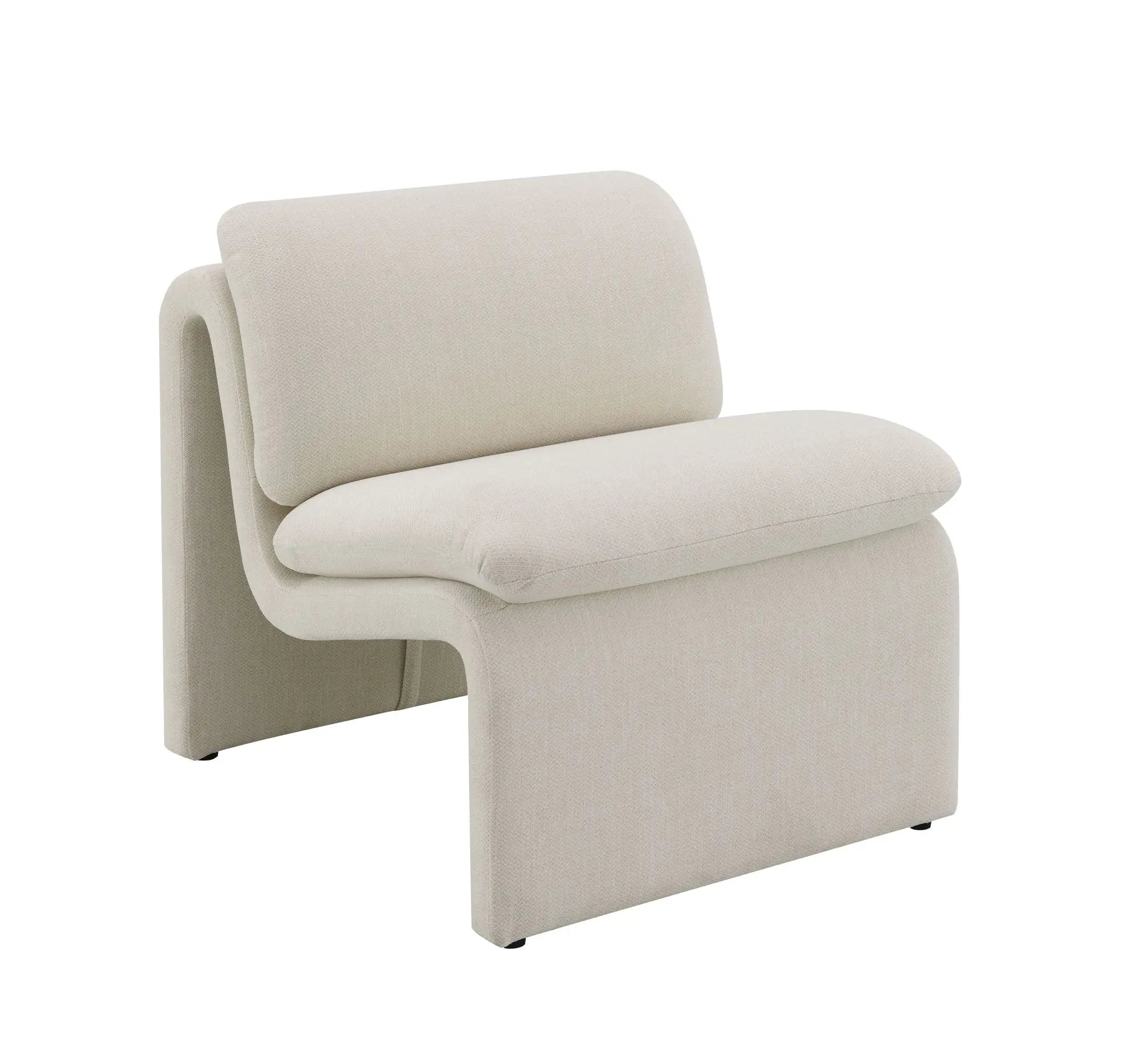 Jaeda - Innovative Elegance Accent Chair In Curved Shape by Unique Piece Furniture