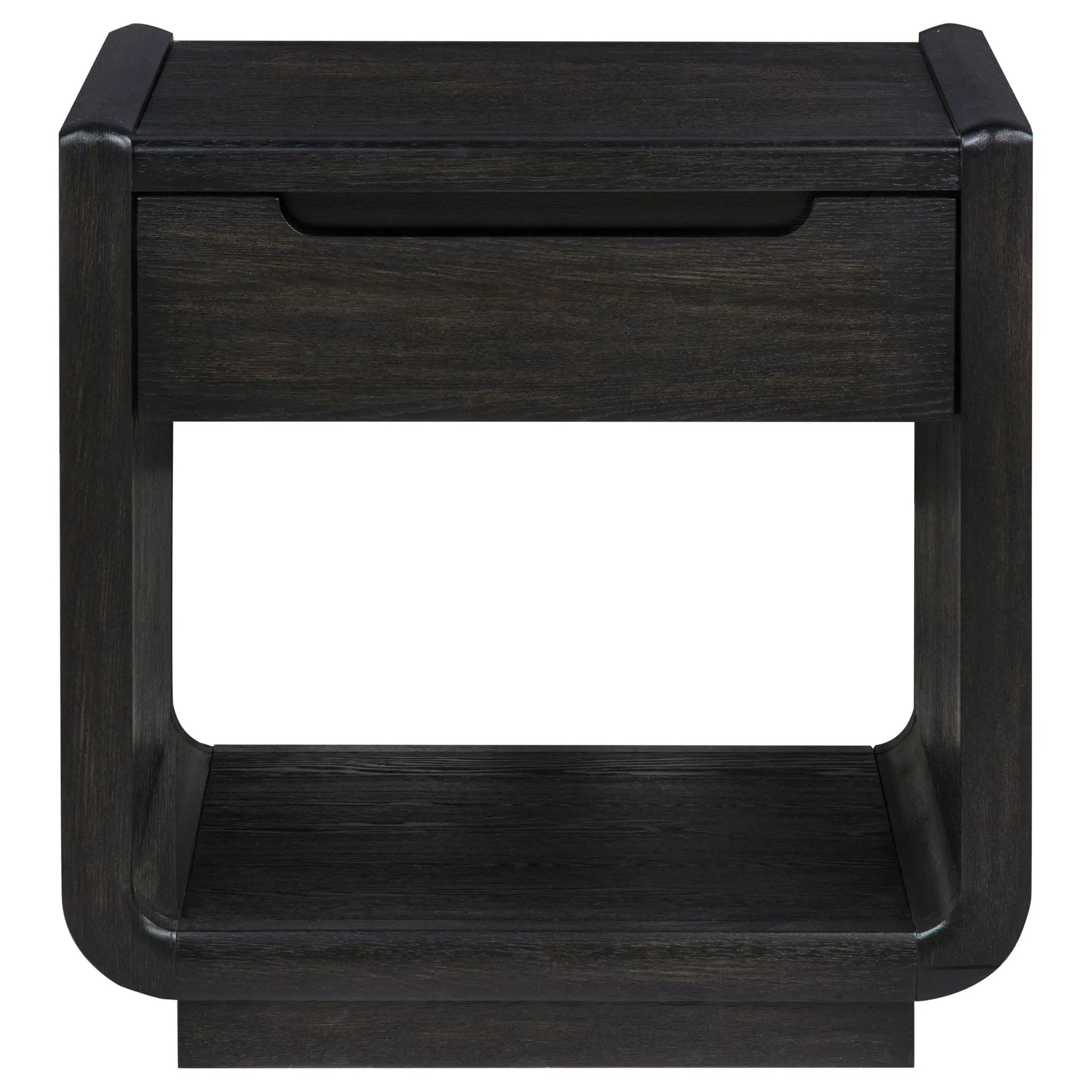 Leandro 3-piece Wood Coffee and End Table Set Burnished Black by Unique Piece Furniture
