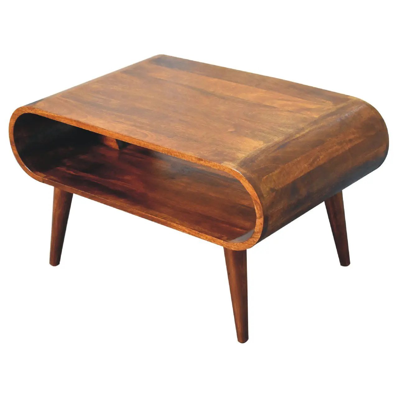 Solid Wood Open Coffee Table by Unique Piece Furniture