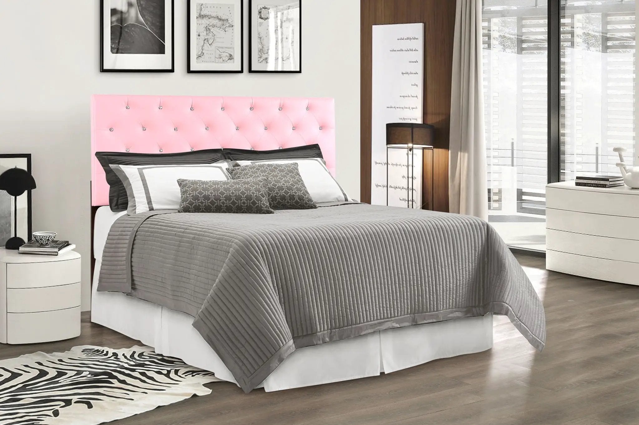 Panel Headboard & Button Tufting by Unique Piece Furniture