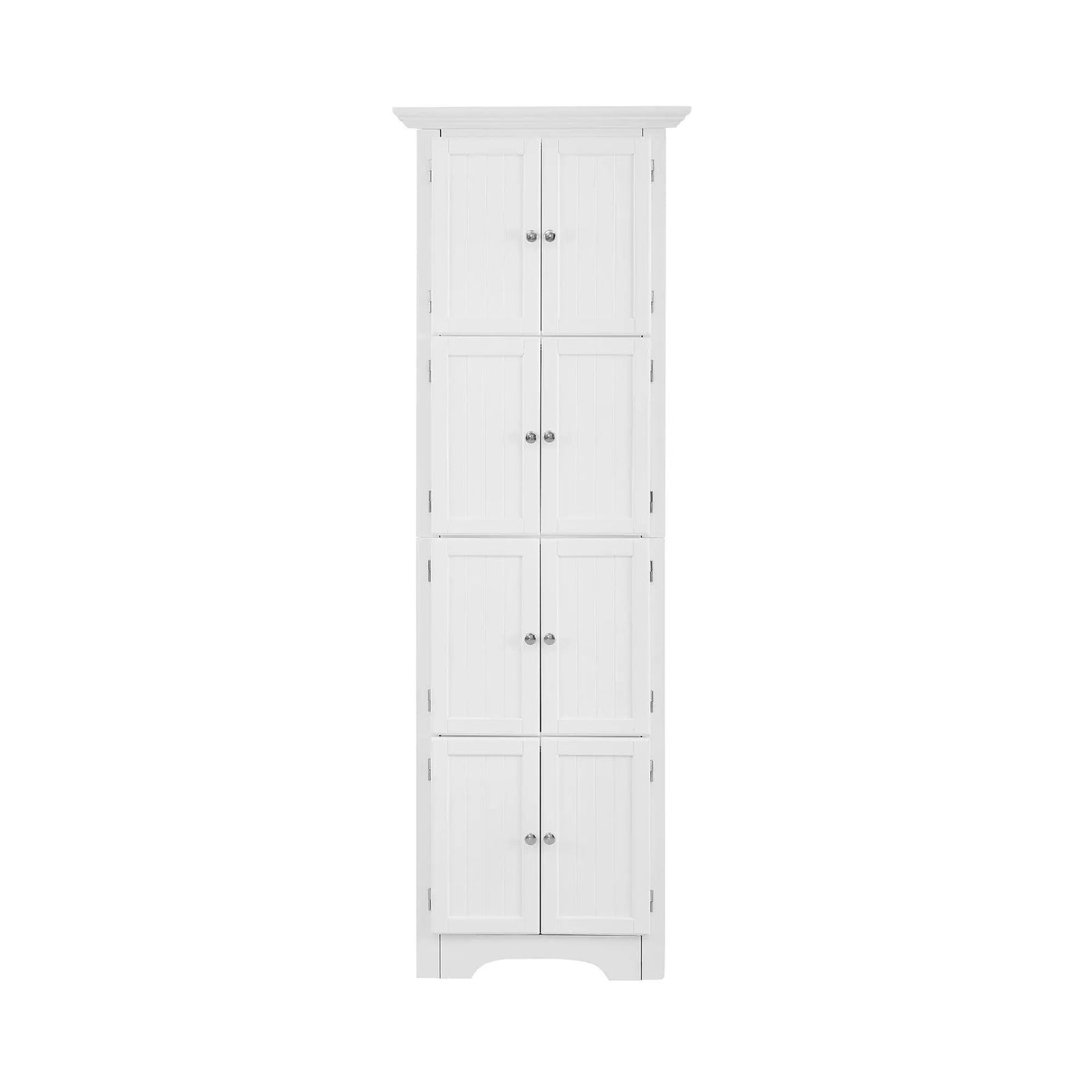 Tall Storage Cabinet With Doors And 4 Shelves For Living Room, Kitchen, Office, Bedroom, Bathroom, Modern by Unique Piece Furniture