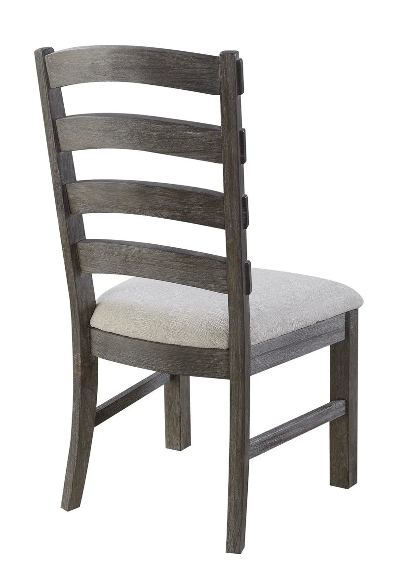 Upholstered Dining Chairs (Set of 2) - Brown - Wood by HouseOfZazla