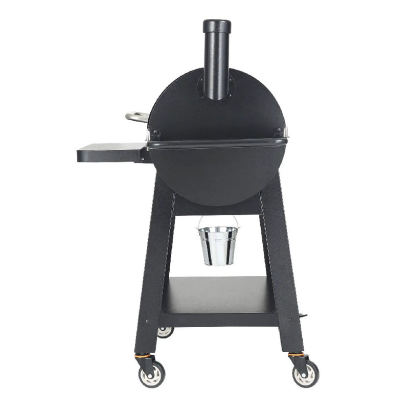 53-Inch Heavy-Duty Portable Wood Pellet BBQ Grill With Cart (SAK93641) by SAKSBY WHOLESALE