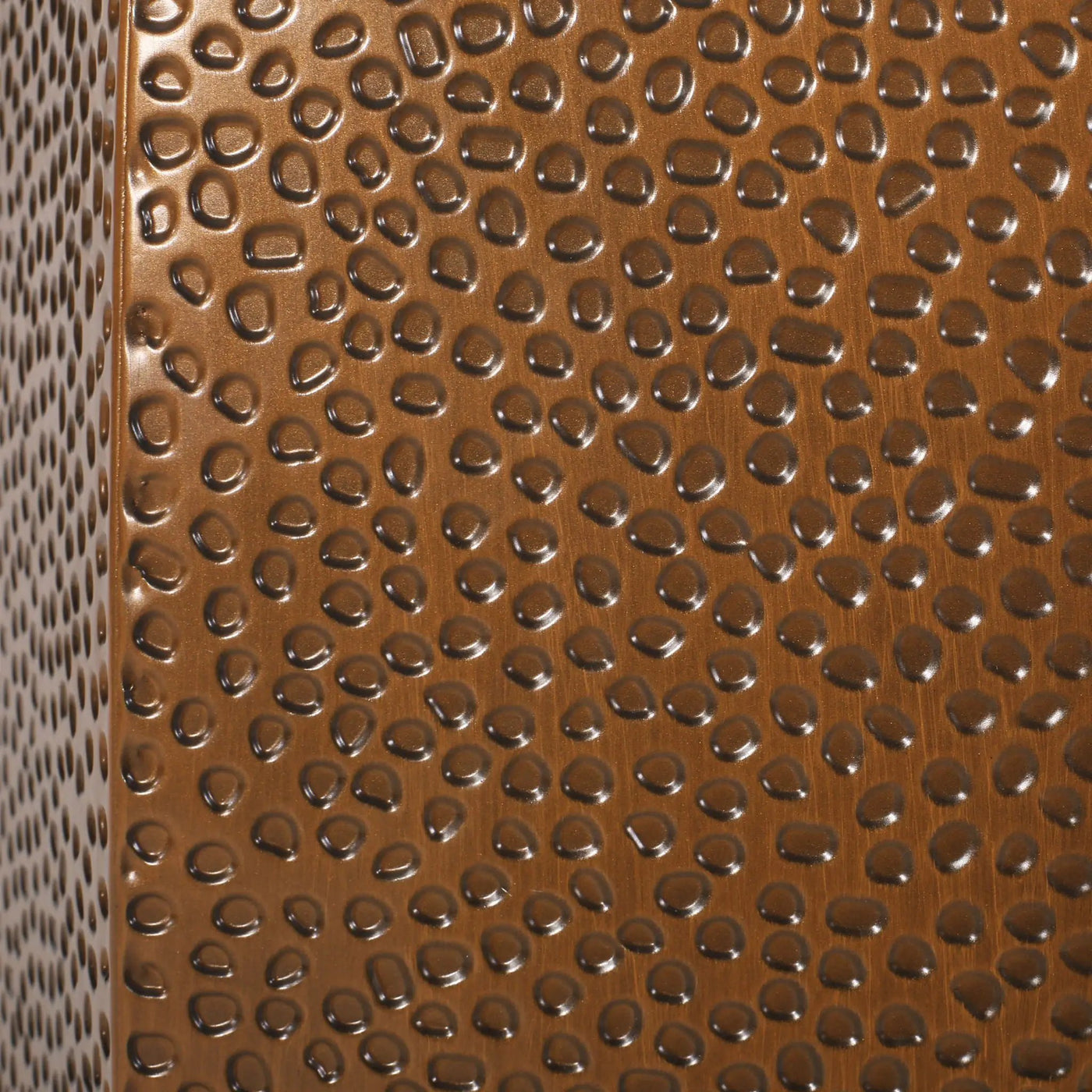 Modern Hammered Iron Geometric End Table by HouseOfZazla