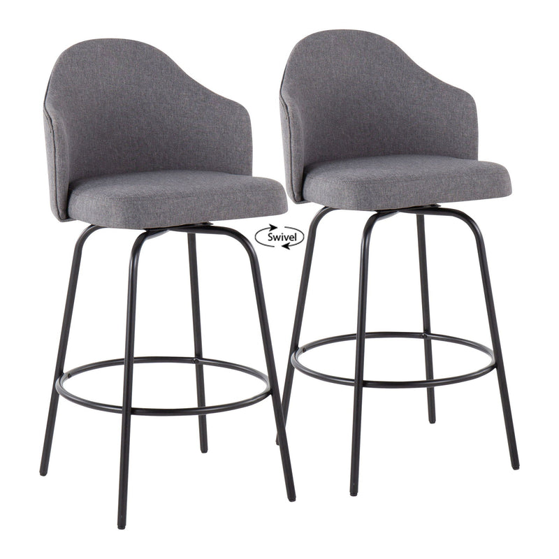 Ahoy - Contemporary Fixed Height Counter Stool (Set of 2) by HouseOfZazla