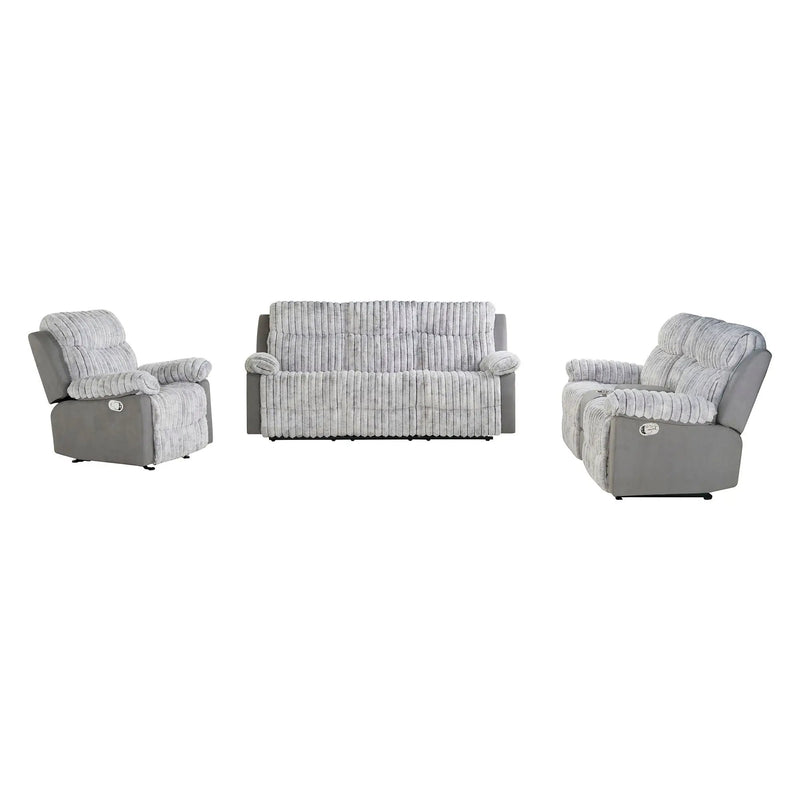 Bruni - Console Reclining Loveseat With Manual Recline by HouseOfZazla