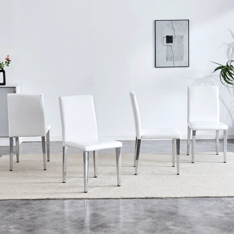 Elegant Upholstered Chairs & Metal Legs by HouseOfZazla