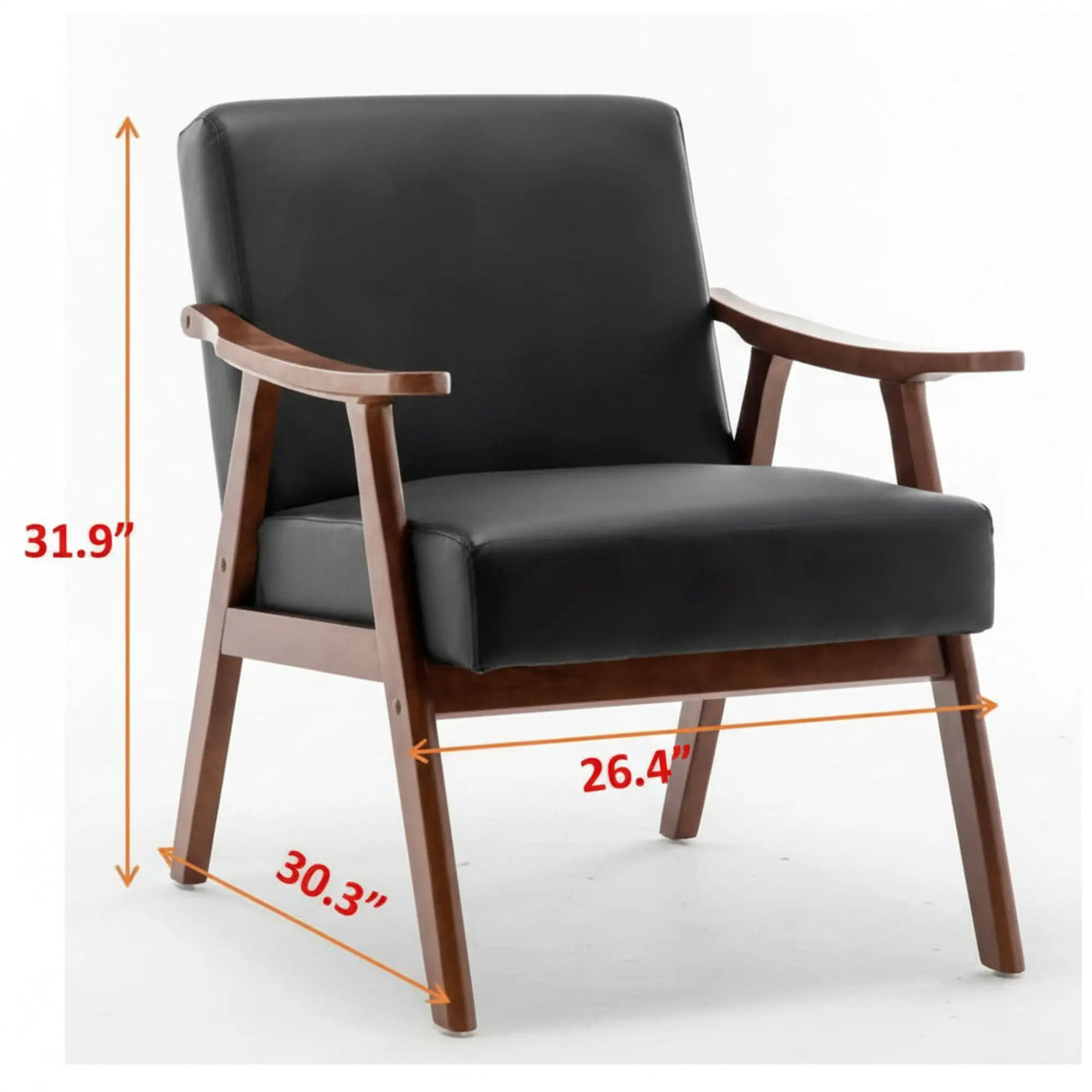 Accent Chair, Classic Mid Century Modern For Extra Seating by HouseOfZazla