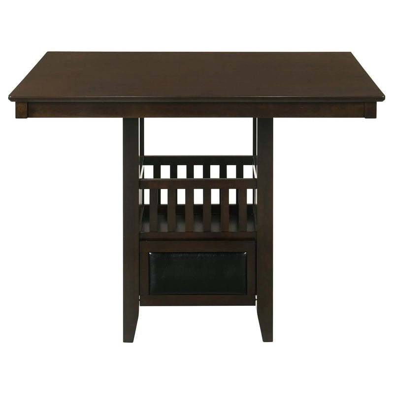 Jaden Square 47-inch Counter Height Dining Table Espresso by Unique Piece Furniture