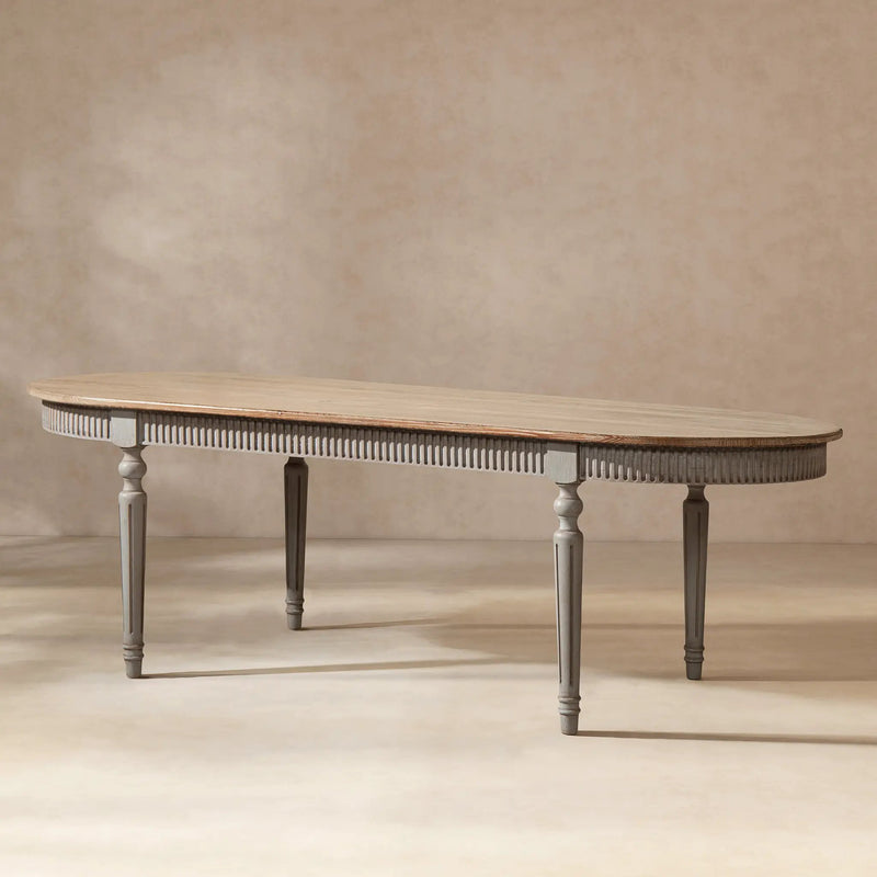 Colette 94' Reclaimed Wood Oval Dining Table by HouseOfZazla