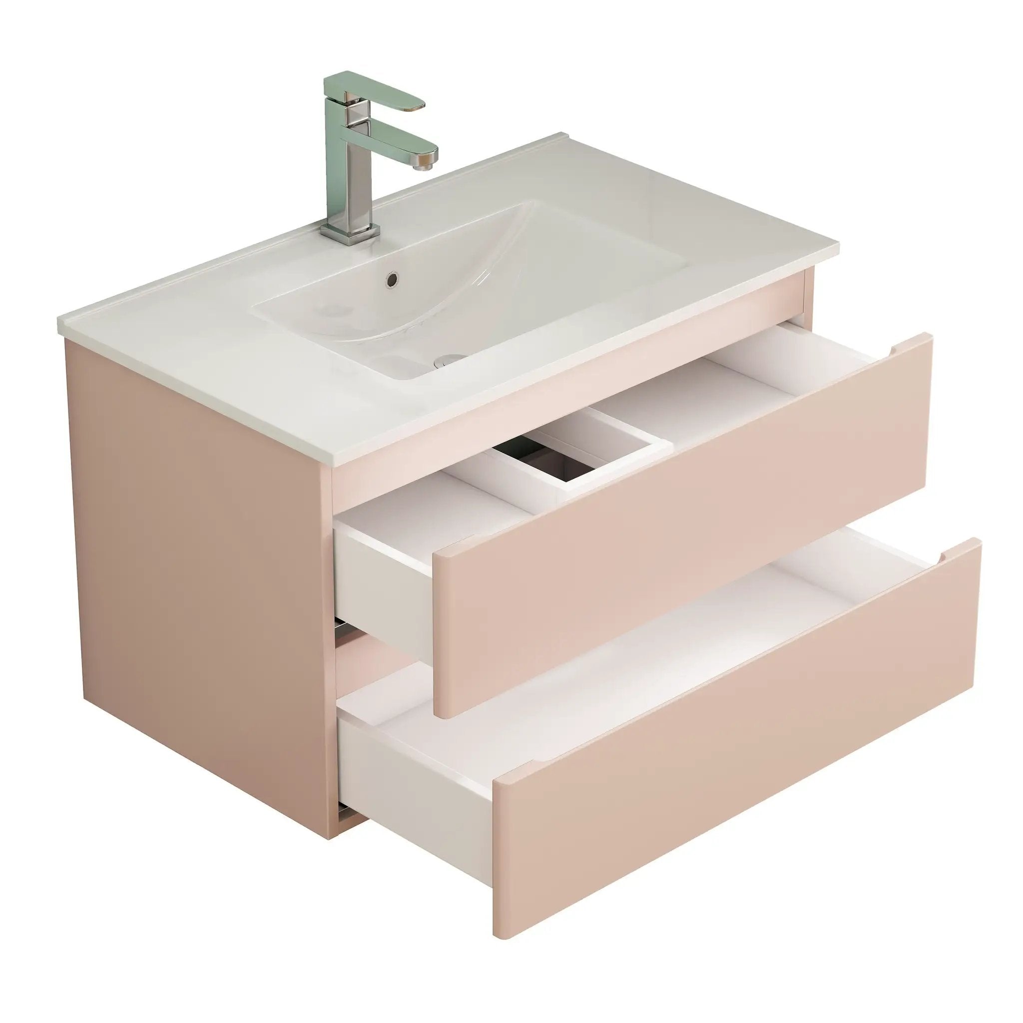 32-Inch Wall-Mounted Bathroom Vanity With Sink Combo by HouseOfZazla