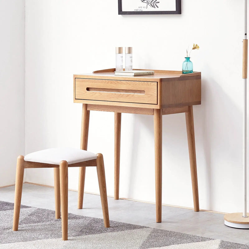 Dresser Bistro Table, 100% Solid Table Table Desk Top Table Dresser Compact Dresser Accessories Storage Drawer Natural Wood - Oak by HouseOfZazla