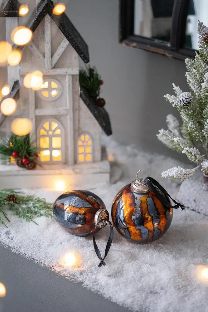 Christmas Ball Ornaments, Decorative Hanging Ball Christmas Tree Ornaments, For Holiday Party Decorations (Set of 6) by Unique Piece Furniture