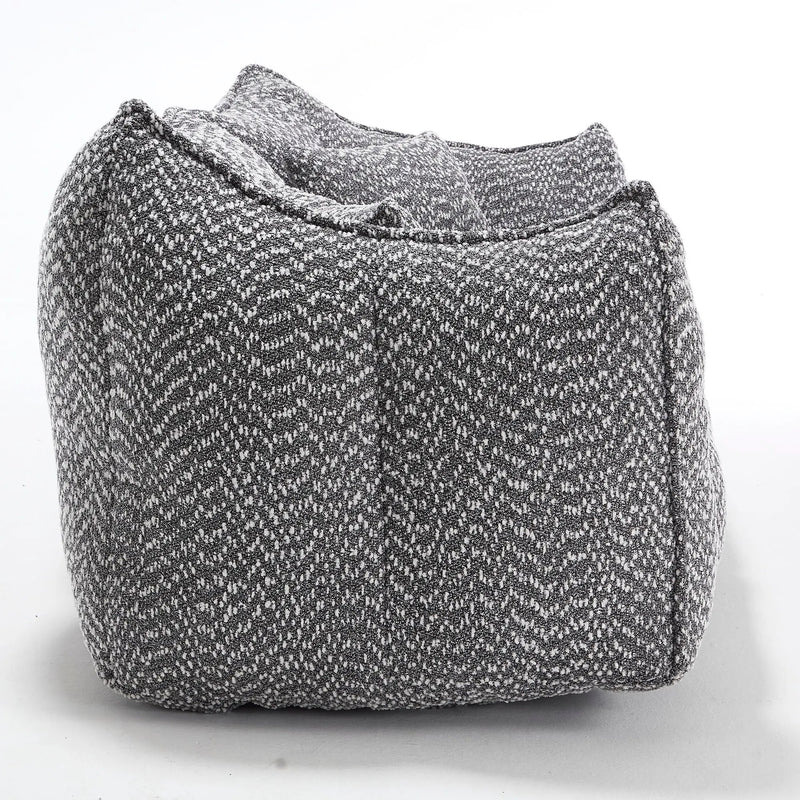 Comfortable Dual Beanbag Chair With High Resilience Foam Core For 2 People by HouseOfZazla