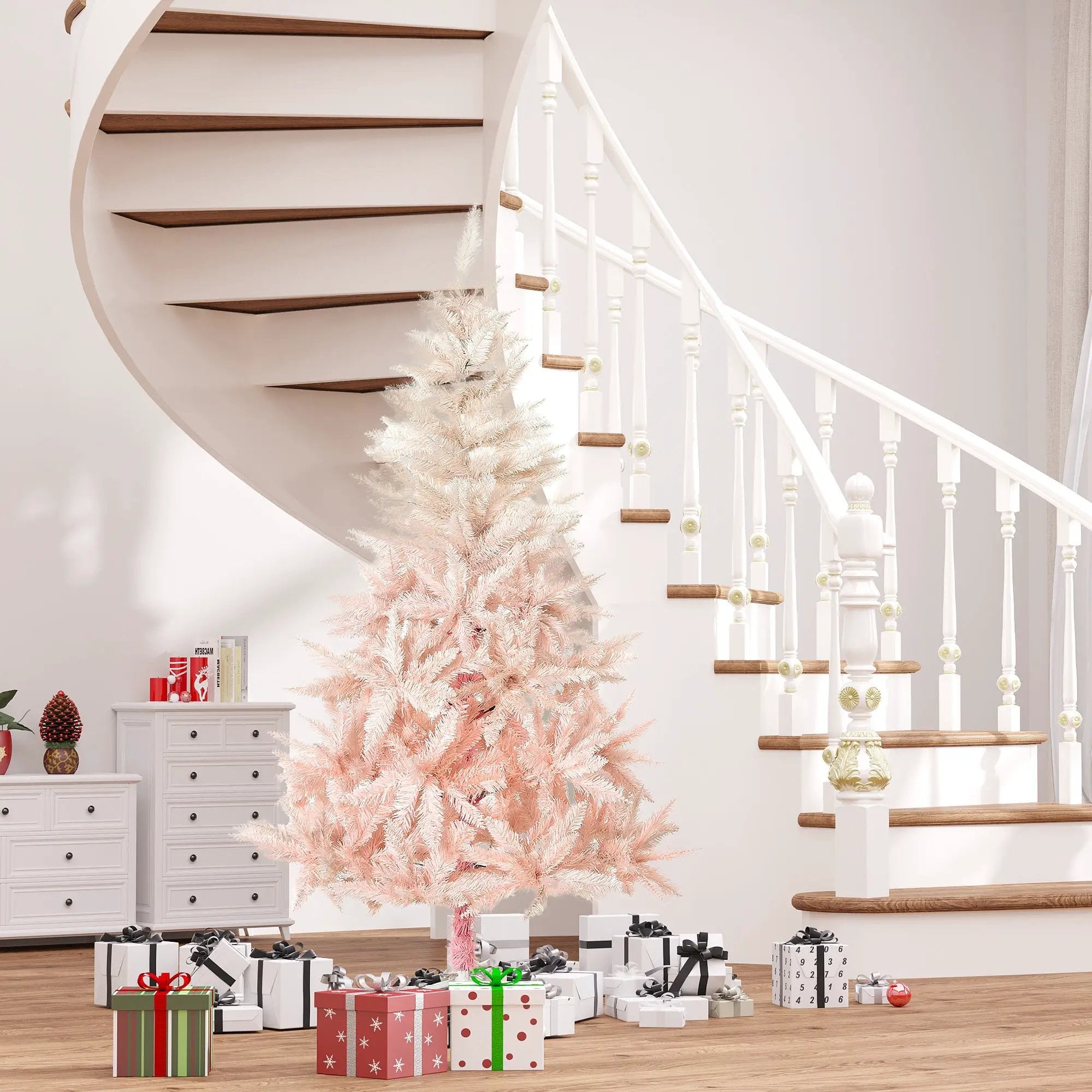 HOMCOM 7ft Unlit Spruce Artificial Christmas Tree by HouseOfZazla