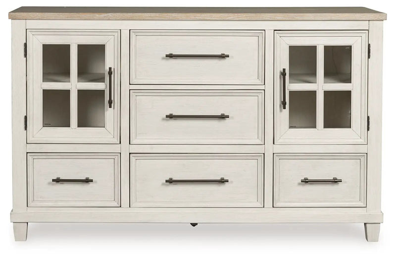 Shaybrock - Dresser - Antique White / Brown by Unique Piece Furniture