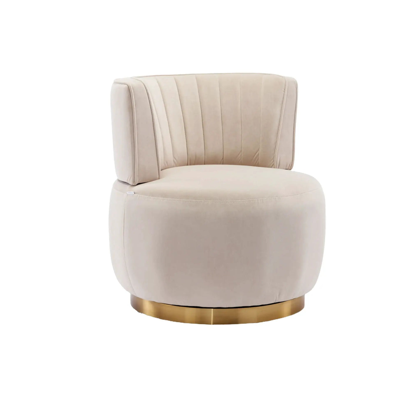 360 Degree Swivel Cuddle Barrel Accent Sofa Chair by Unique Piece Furniture