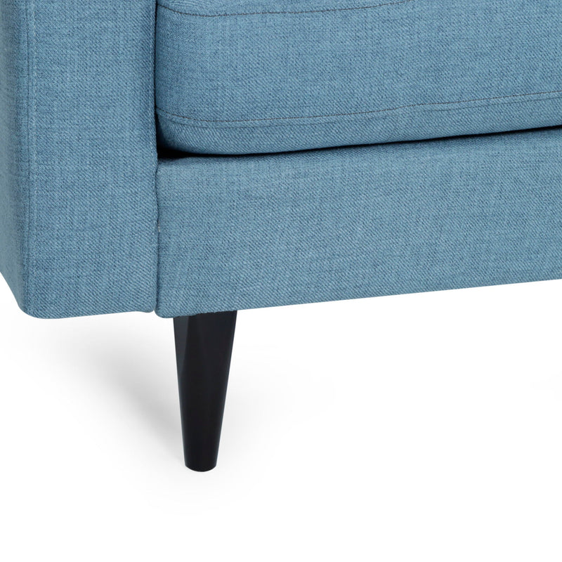 Jenny Contemporary Tufted Fabric 3 Seater Sofa by HouseOfZazla