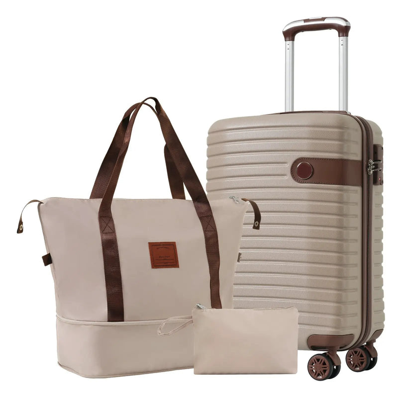 3 Piece Carry-On Luggage Set by HouseOfZazla