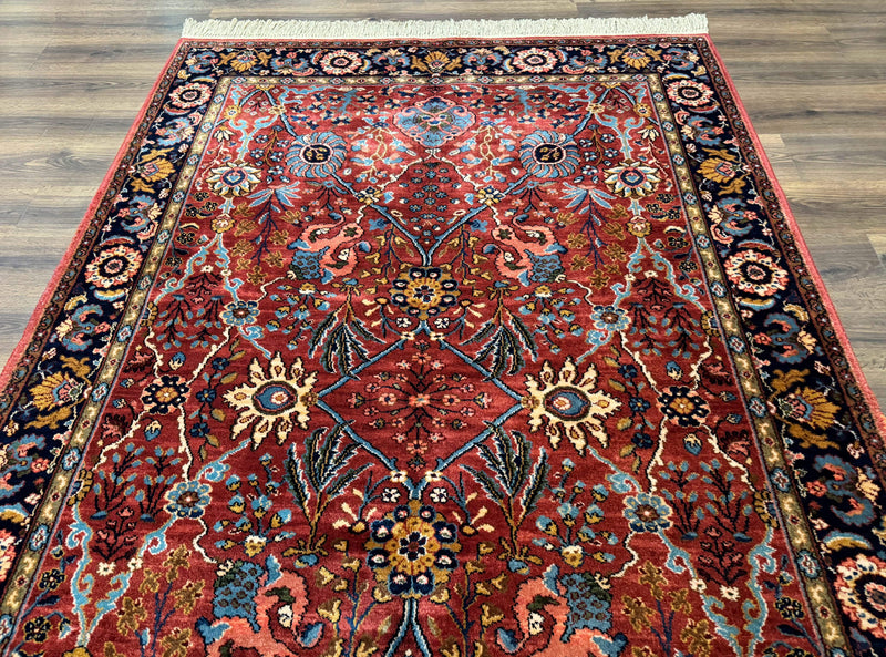 5.9 x 9 Karastan Rug Ispahan #766, Vintage Wool Discontinued Original 700 Series by Jewel Rugs