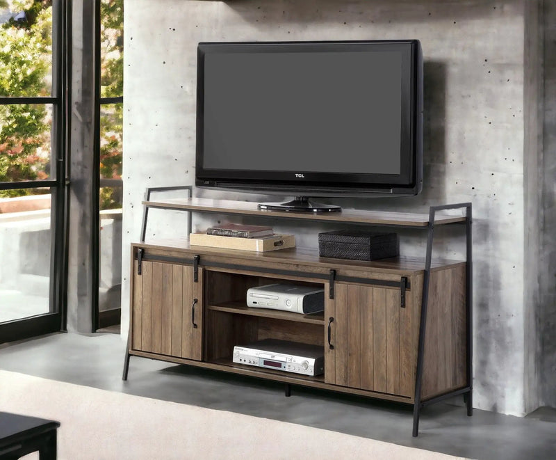 Rashawn - Rustic TV Stand - Oak by Unique Piece Furniture