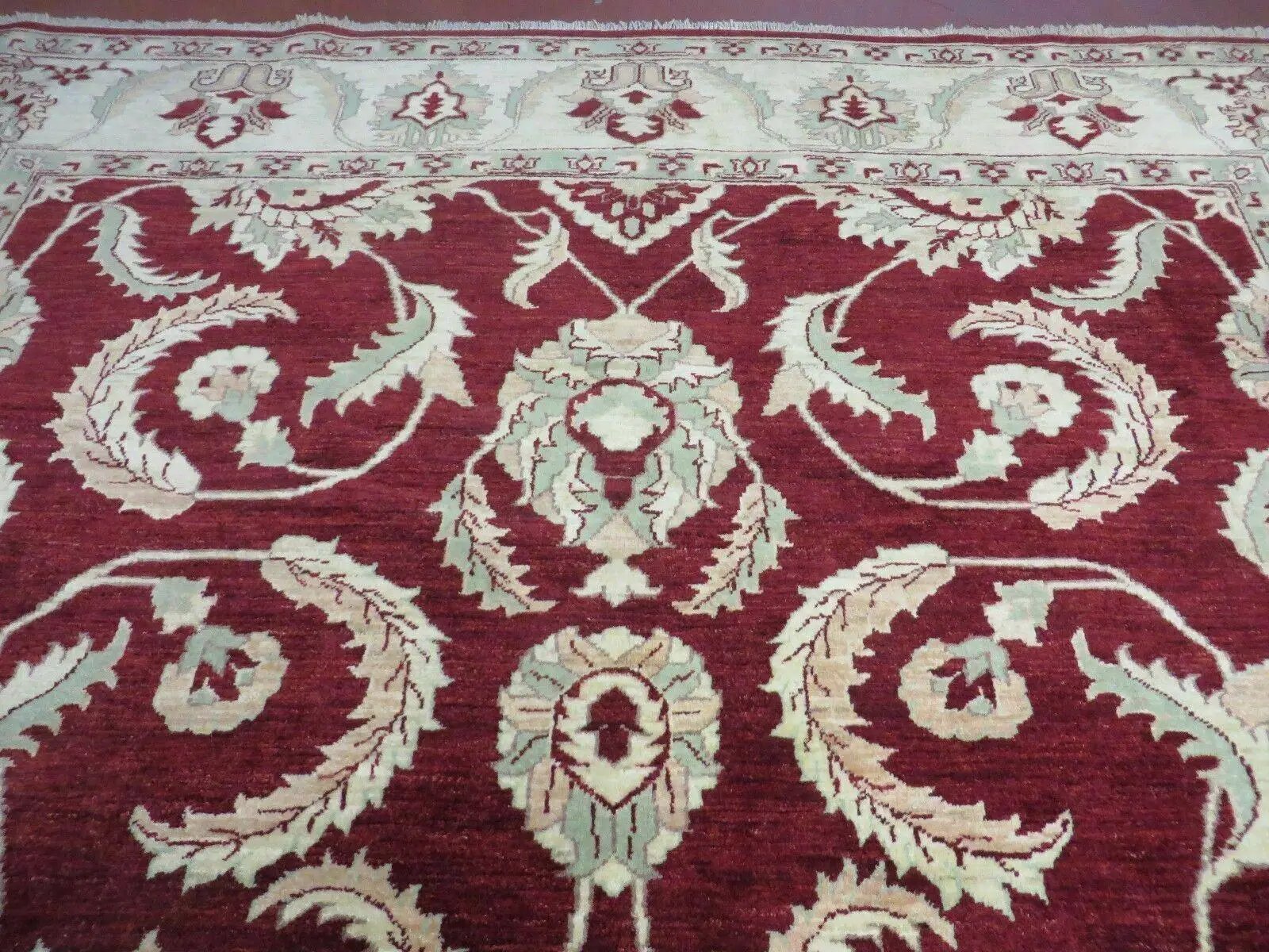8' X 10' Vintage Fine Handmade Peshawar Agra Chobi Rug by Jewel Rugs
