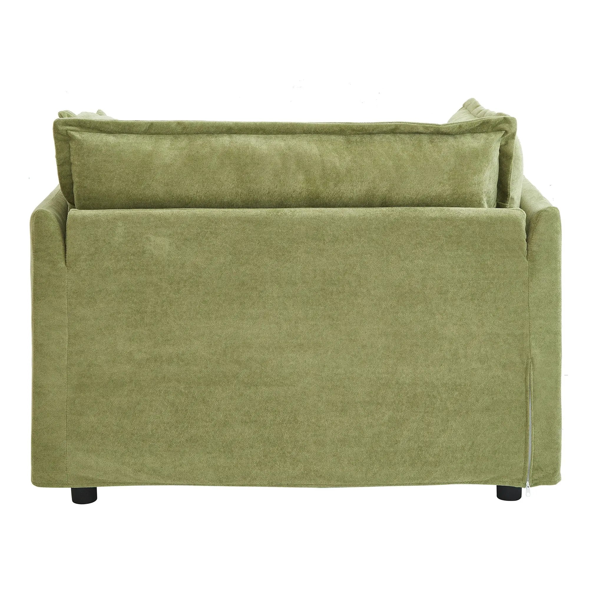 Modern Armchair Sofa With Movable Ottoman by HouseOfZazla