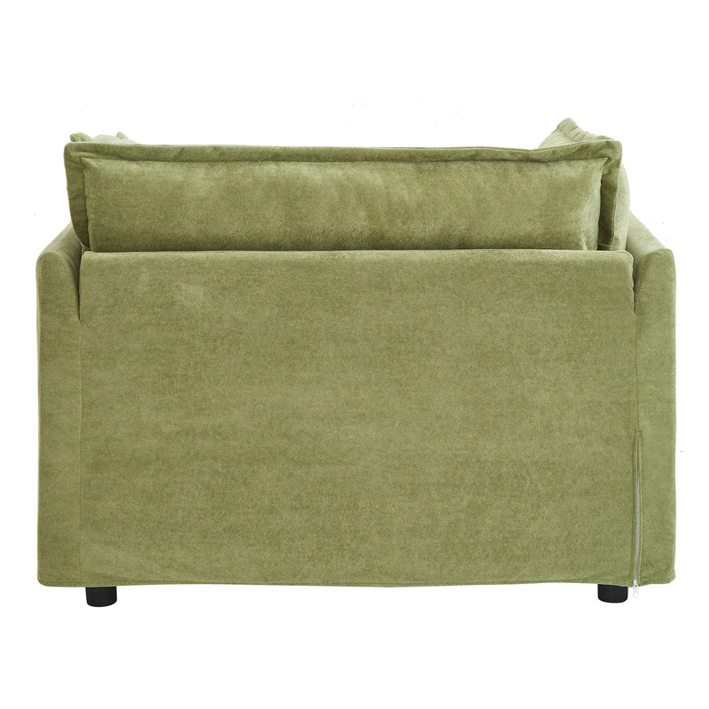 Modern Armchair Sofa With Movable Ottoman by HouseOfZazla