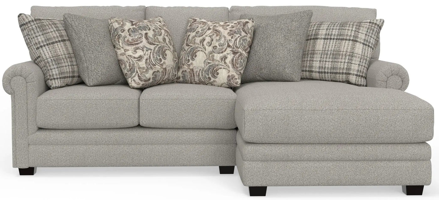 Livingston - Sectional With Comfort Coil Seating And Accent Pillows Included by Unique Piece Furniture
