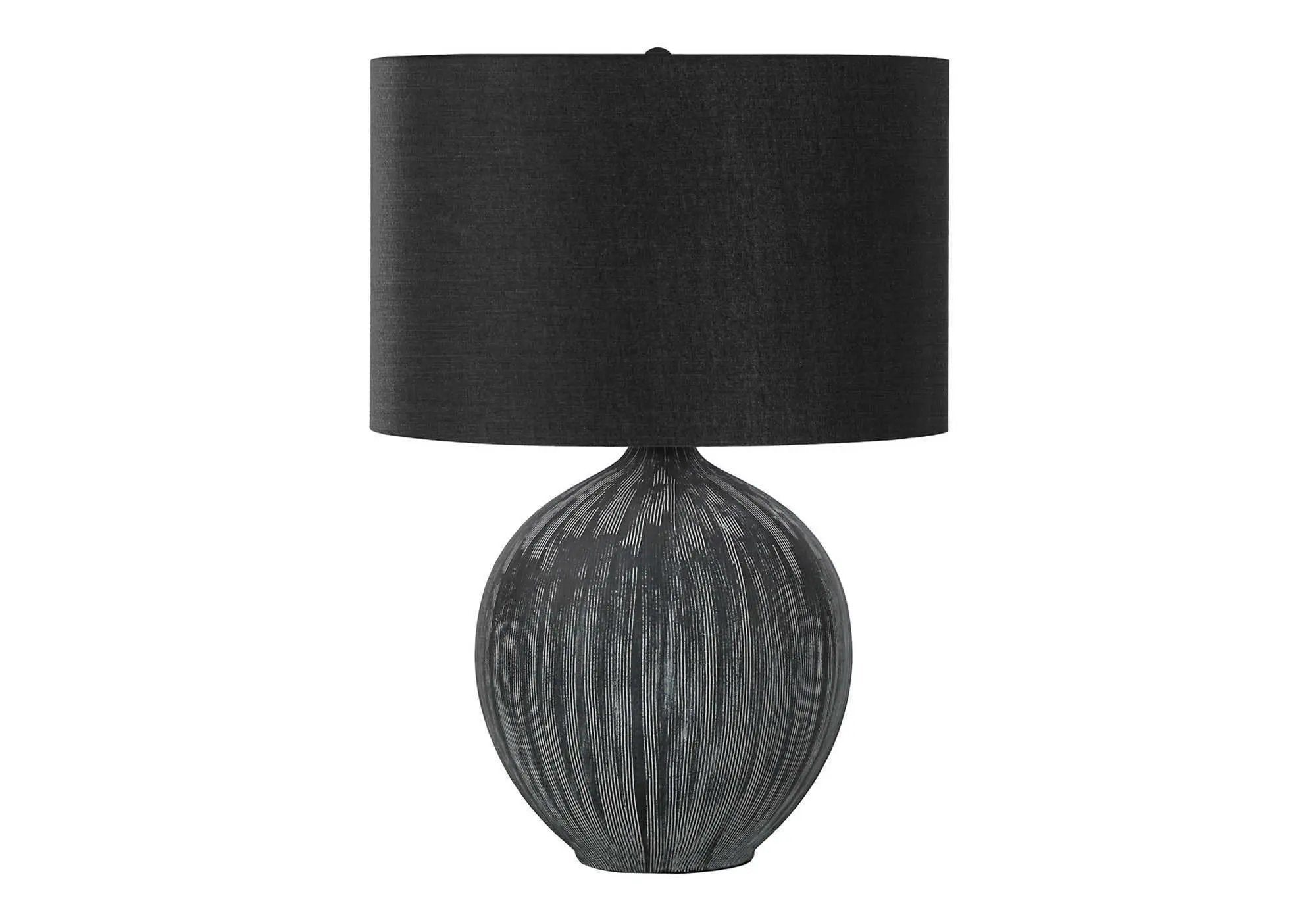Lighting, Table Lamp, Ceramic, Contemporary - Black by HouseOfZazla