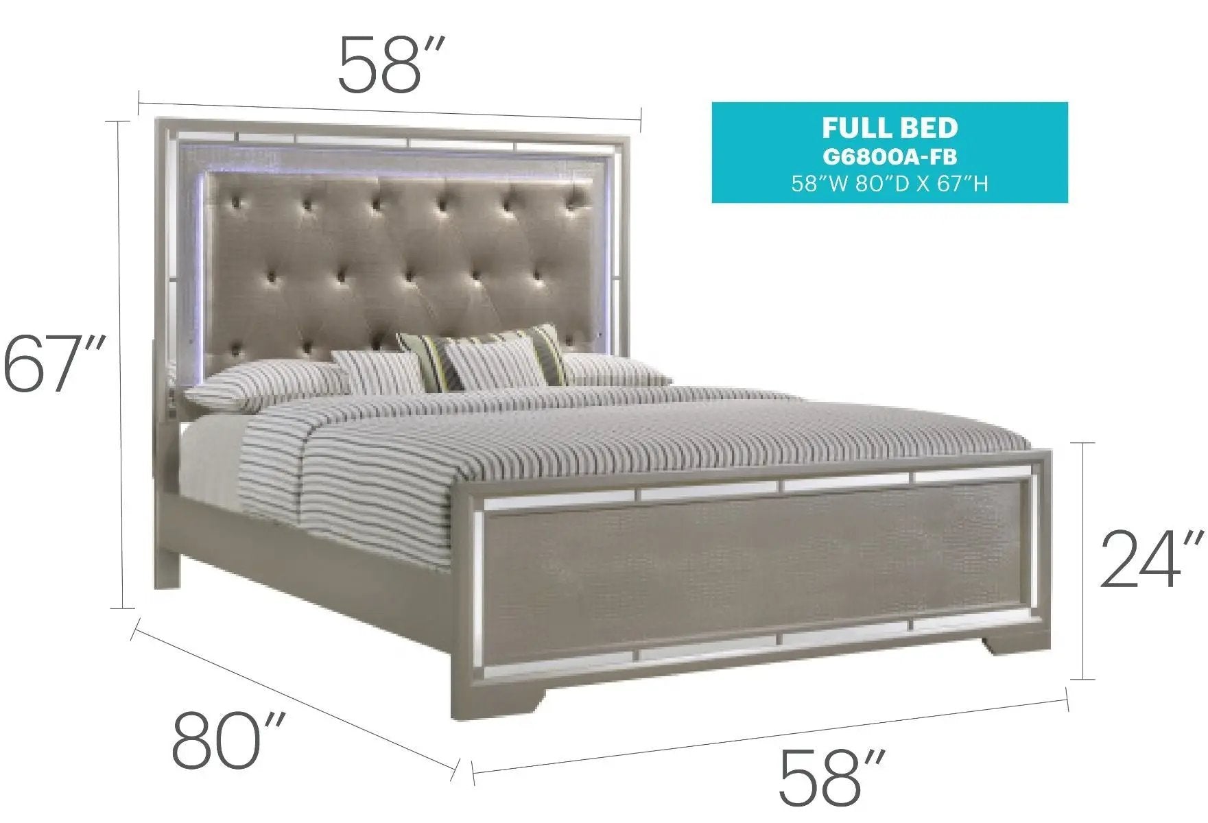 Alana - Stylish Bed by HouseOfZazla