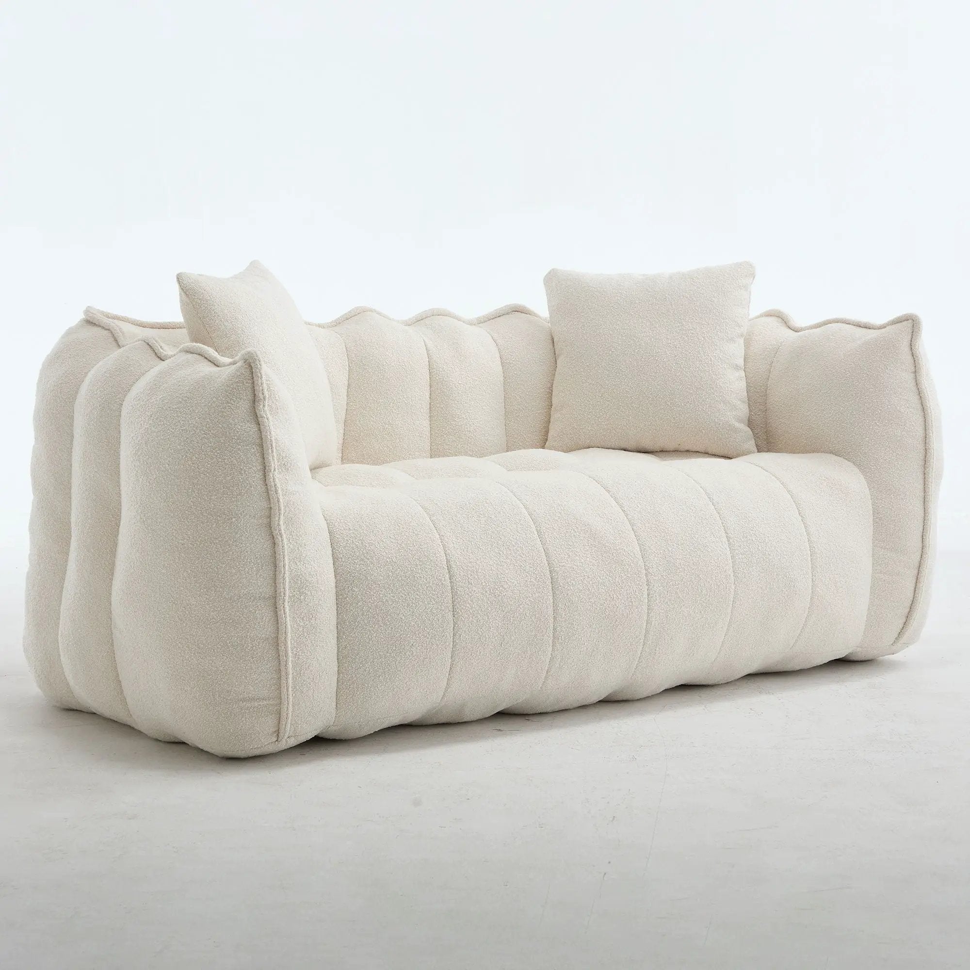 Cozy Beanbag Chair With High Resilience Foam Core For 2 by HouseOfZazla