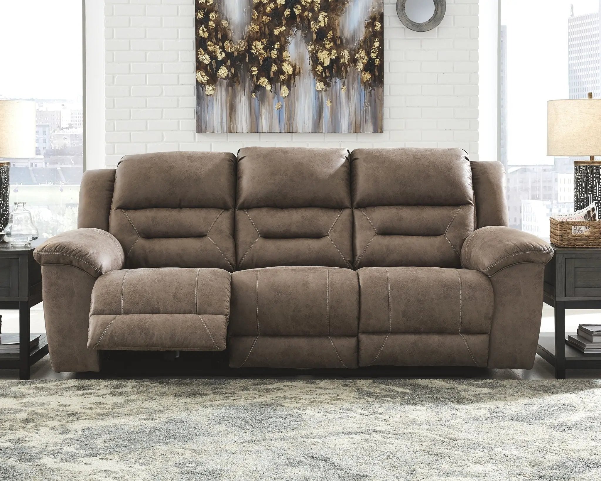 Stoneland - Power Reclining Living Room Set by Unique Piece Furniture