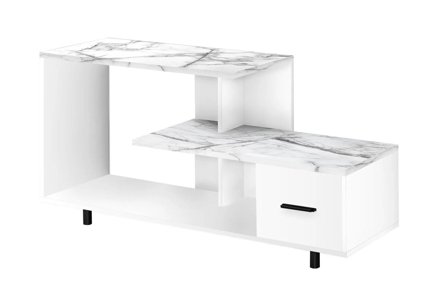 TV Stand, Console, Media Entertainment Center, Storage Drawer, Contemporary by HouseOfZazla