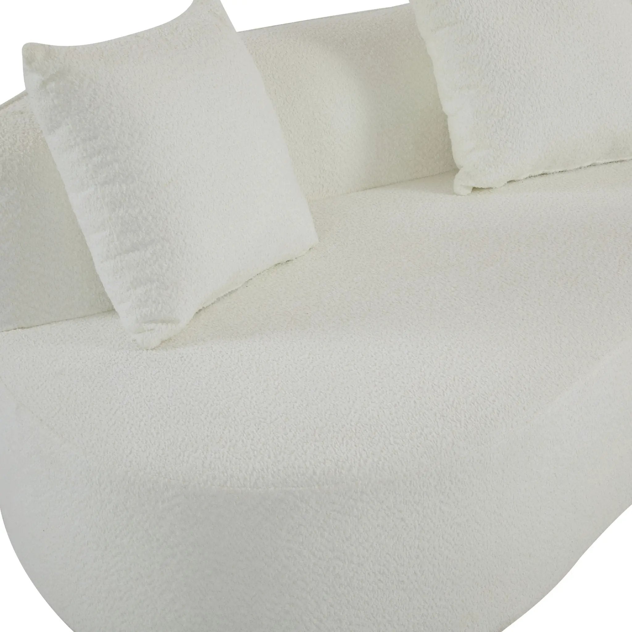 Elegant Curved Sectional Sofa With Full Foam Comfort by HouseOfZazla