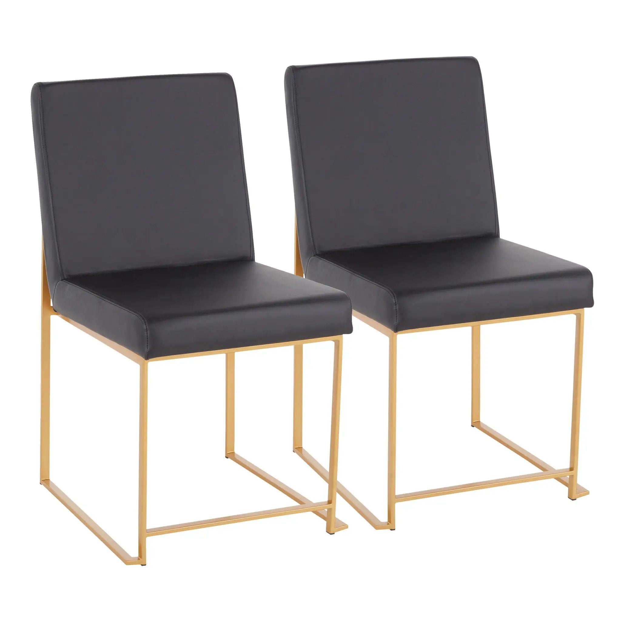 Fuji - Contemporary Stylish Frame, High Back Dining Chair (Set of 2) by Unique Piece Furniture