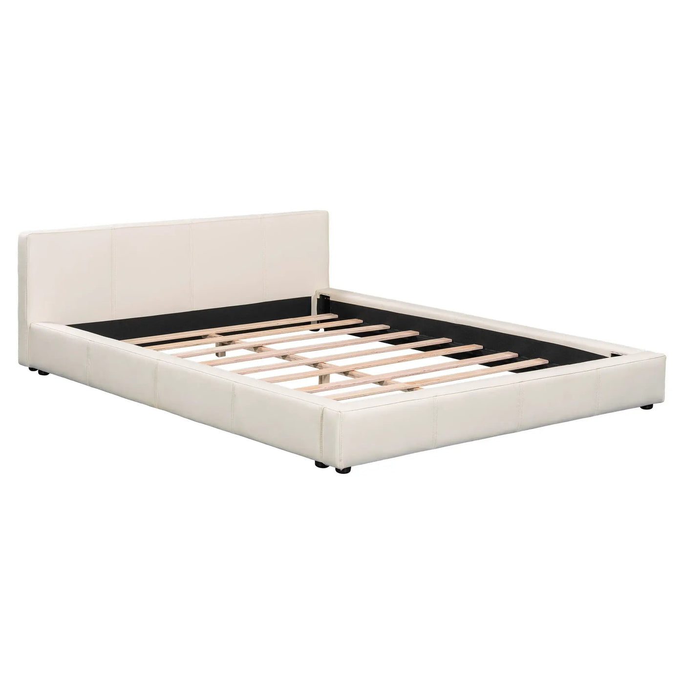 Stylish Upholstered Bed With Birch Wood Frame by HouseOfZazla