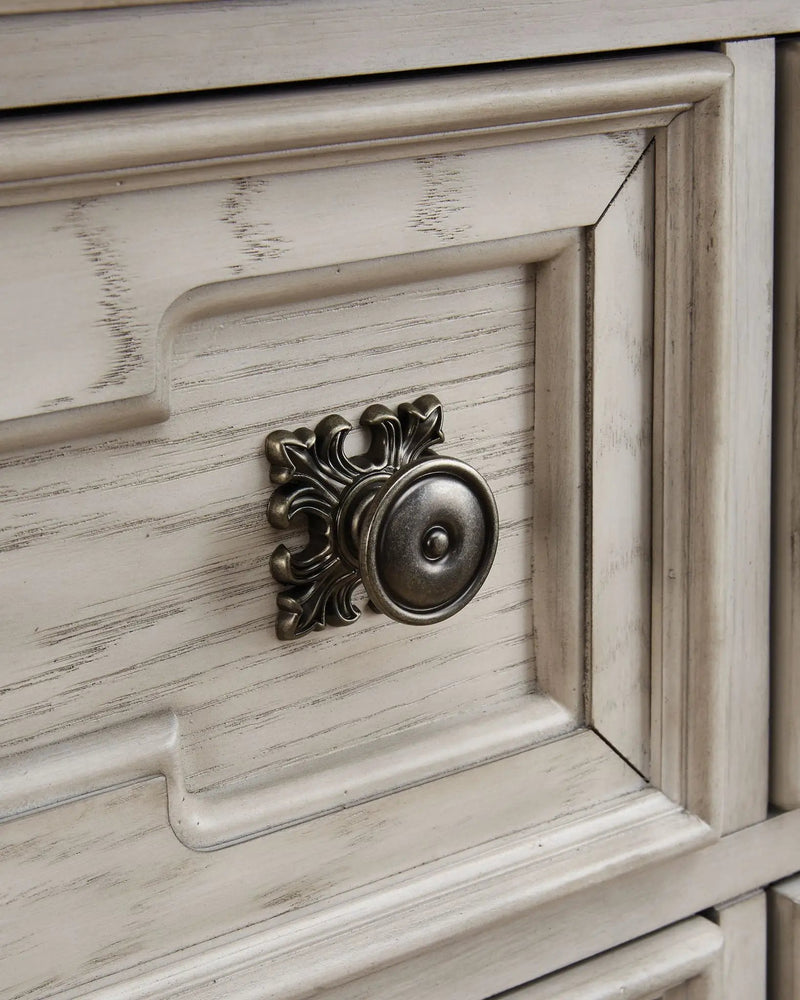 Bruchandi - Five Drawer Chest - Antique White by Unique Piece Furniture