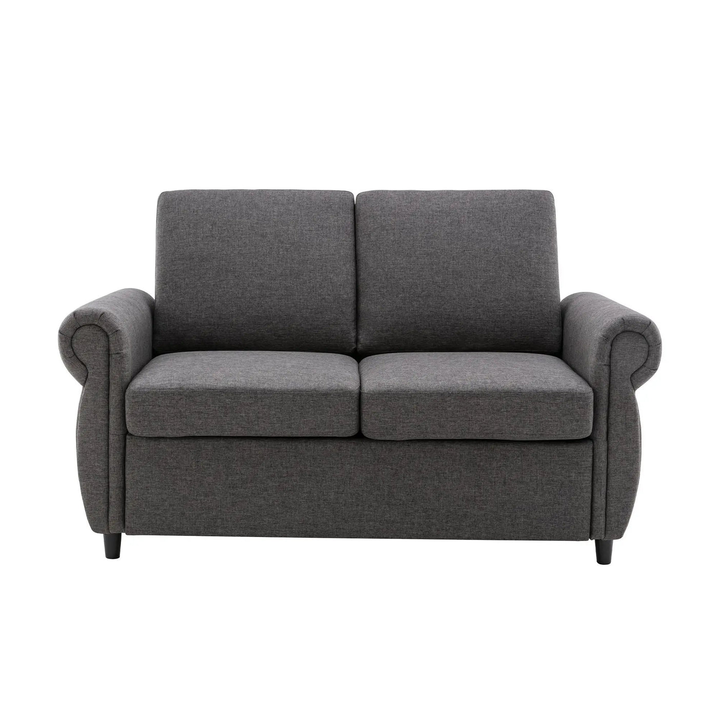 Pull Out Sofa Bed Loveseat Sleeper With Twin Size Memory Mattress With Two USB Ports For Living Room Spaces by HouseOfZazla