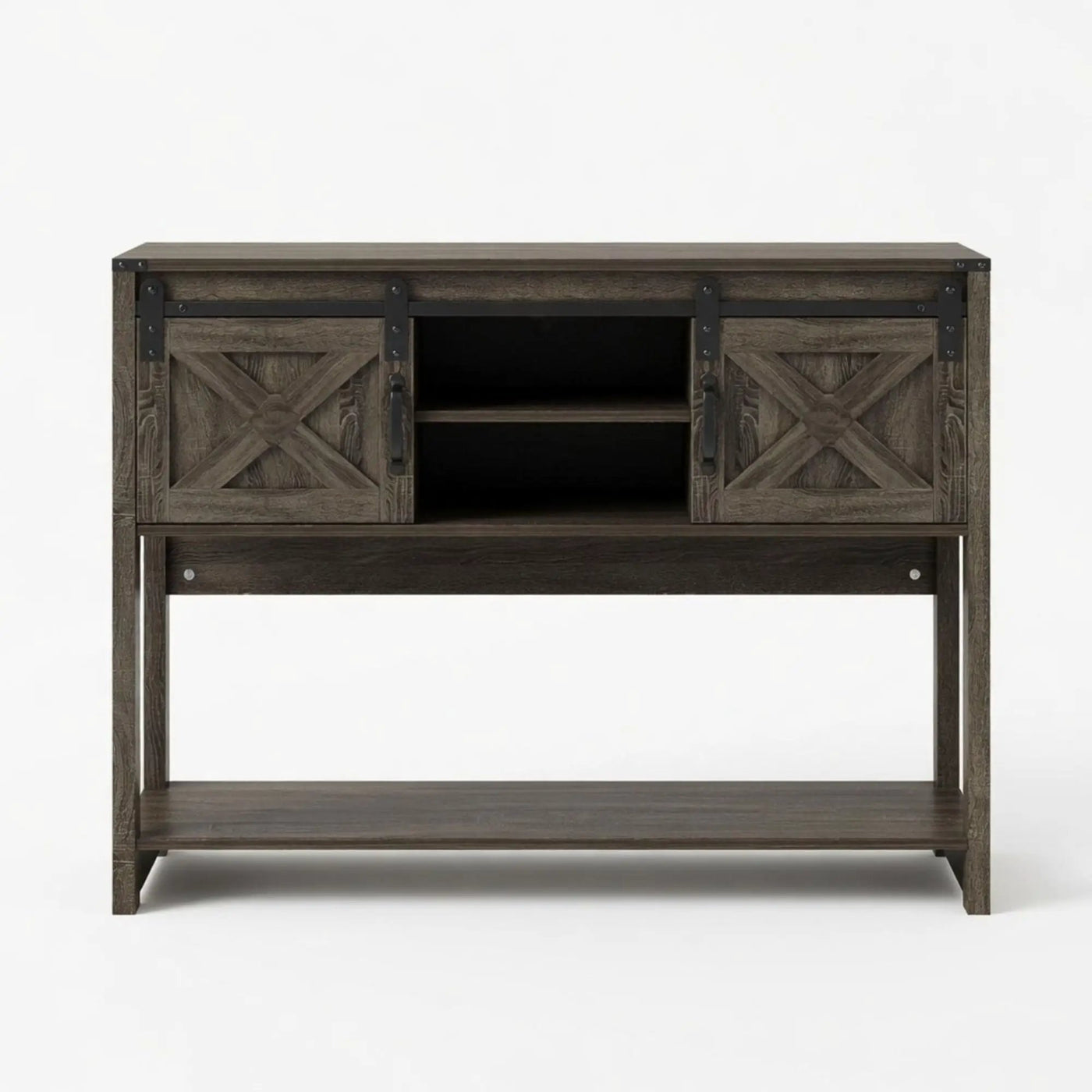 Farmhouse Entryway Table With Sliding Barn Door by HouseOfZazla