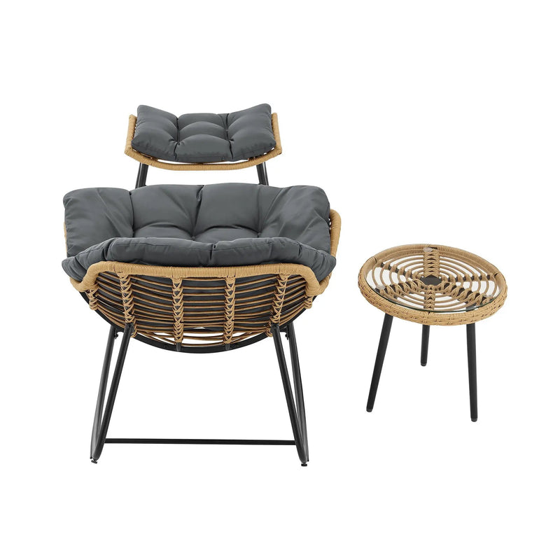 Benson - 3 Piece Lounge Chair Set by HouseOfZazla