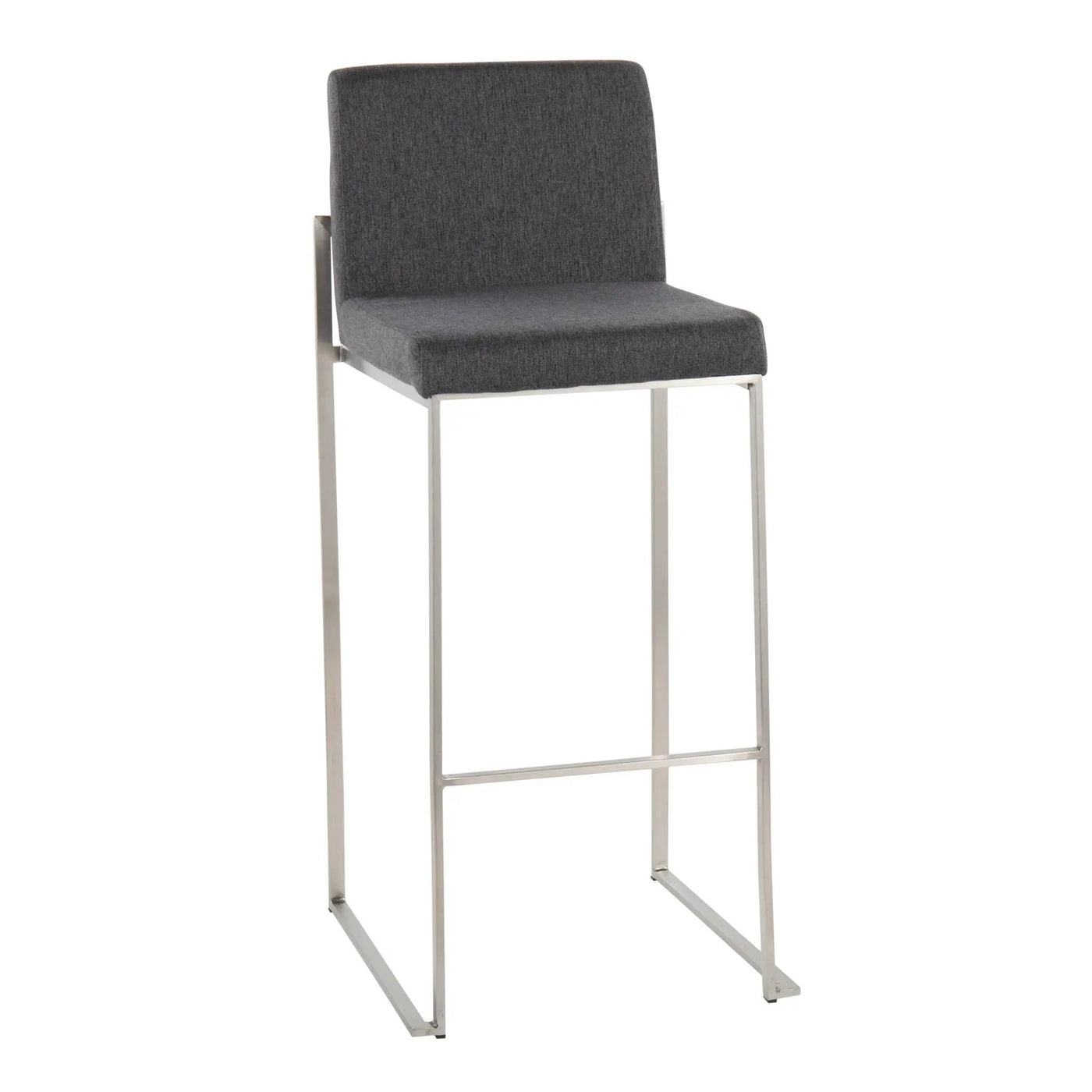 Fuji - Contemporary And Modern Elegance High Back Barstool by HouseOfZazla