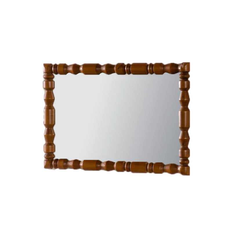 Vintage Wooden Carved Wall Mirror by HouseOfZazla