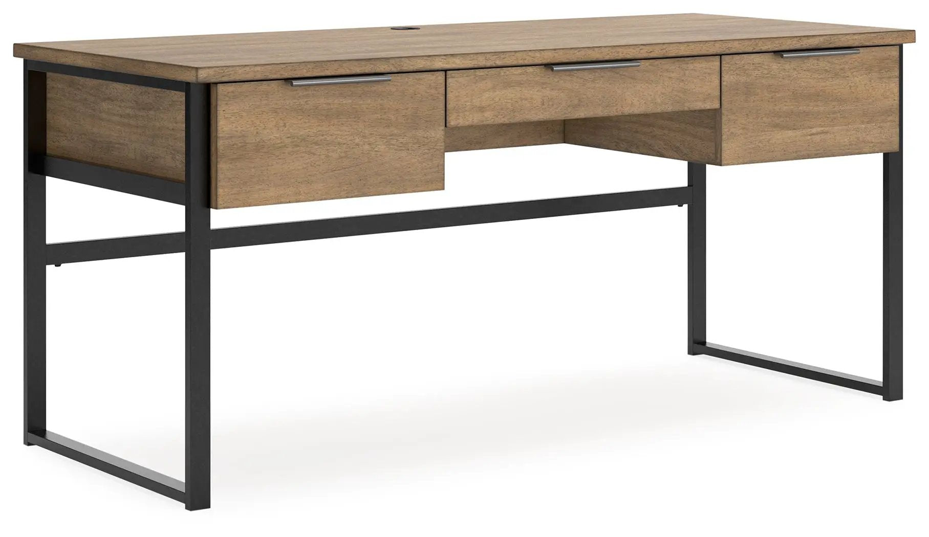 Montia - Home Office Desk, Desk Chair, Bookcase - Light Brown by Unique Piece Furniture