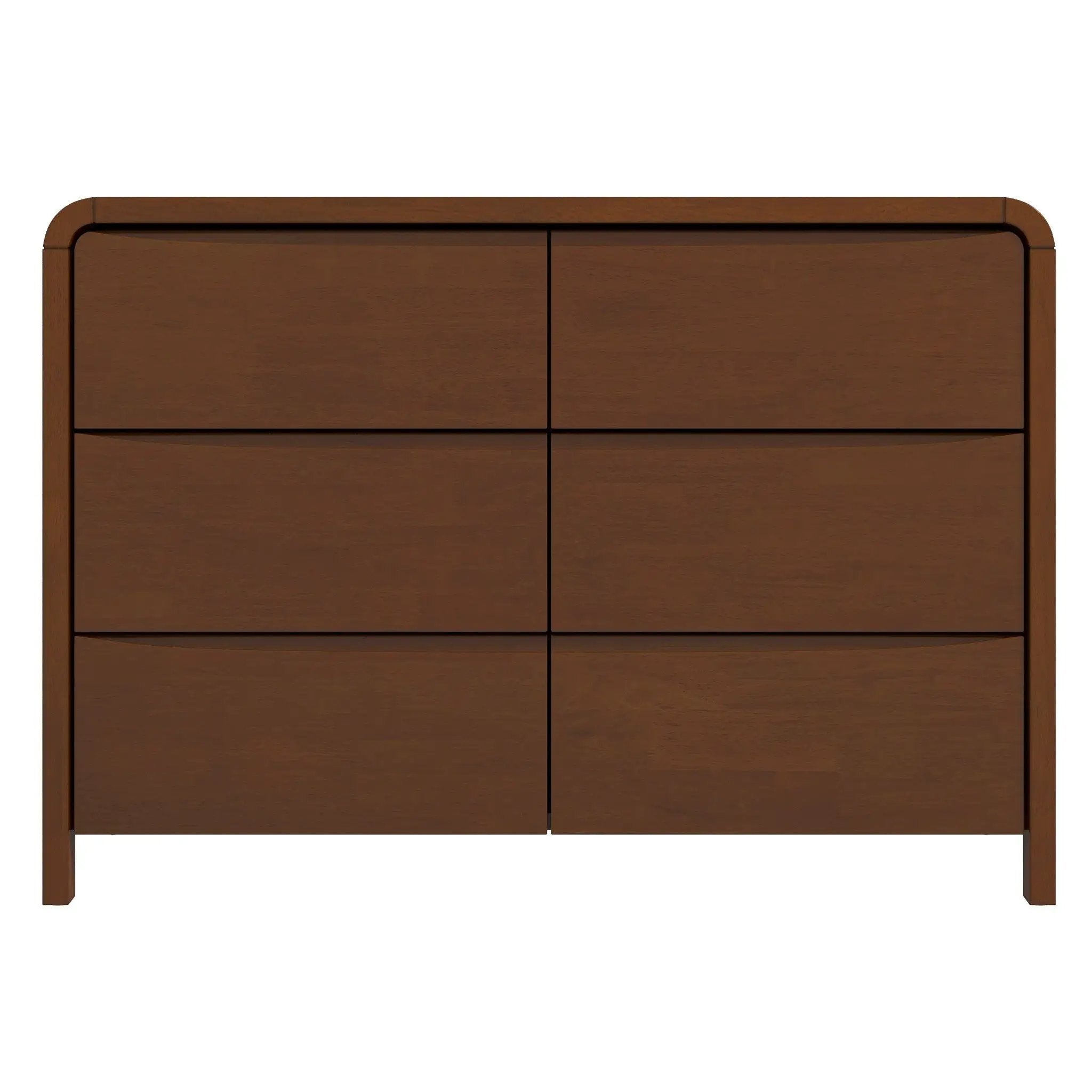 Lionel - 6 Drawer Dresser - Brown by HouseOfZazla