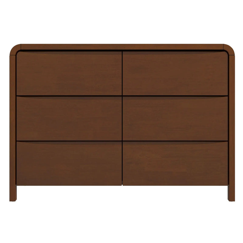 Lionel - 6 Drawer Dresser - Brown by HouseOfZazla