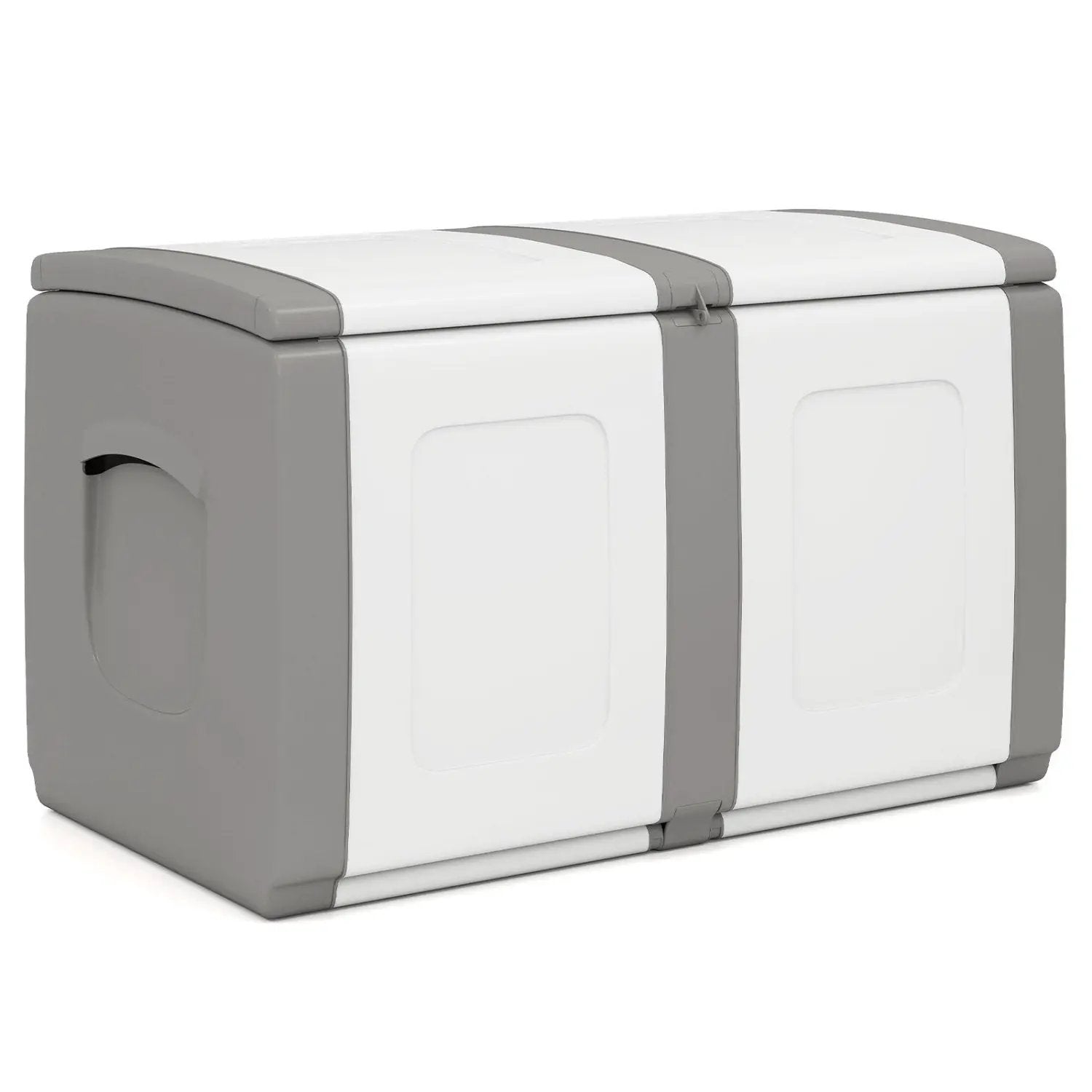 53 Gallon Patio Container with Lockable Lid for Packages and Garden by DirectDeals