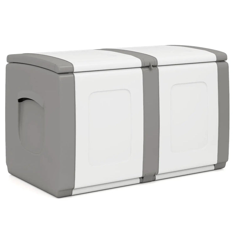 53 Gallon Patio Container with Lockable Lid for Packages and Garden by DirectDeals
